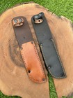 Leather Sheath Only For Pal Rh-36  Remington  And Other Hunting Knife Navy  Usmc