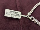 Italian Sterling Silver Diamond-cut Franco Chain Necklace  24 