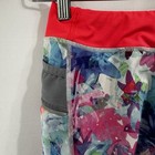 Athleta Girls Floral Printed Shorts Size Medium  8 10  Running Play Performance