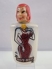 Garvin Milbit Hip-nip Man   Hot-nip Sexy Lady Plastic Novelty Flask Set 16 Oz