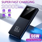 66w Fast External Portable 50000mah Power Bank Battery Charger For Cell Phone