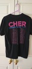 Cher Dressed To Kill Tour Black Concert T-shirt Size L 2014