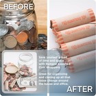 Coin Wrappers 128 Pcs Assorted Preformed Coin Rolls Wrappers For Quarters  Penni
