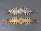 Pair Antique Ornate Cast Brass Or Bronze Furniture Mounts Spares Parts