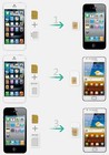 Sim Card To Micro Standard Sim Adapter Converter Set Iphone samsung Black Nano