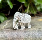 999 Silver Hindu Religious Solid Elephant Hathi Idol Statue 60 6 Gm  Rahu Remedy