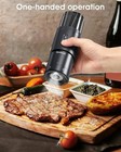 2pcs Electric Salt And Pepper Grinder Set Automatic Grinder W  Rechargeable Base