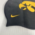Iowa Hawkeyes University Of Iowa Nike Swim Cap Silicone Black   Yellow New Thick