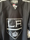 Men   s Reebok Los Angeles Kings Dwight King  74 Premier Black Nhl Jersey Sz 52