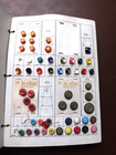 Vintage 1967 Le Chic Buttons Salesman Sample Book Pages Of 600  Buttons Lot