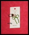     nwt Kate Spade New York X Target Green Bow Enamel Bag Charm Keychain