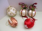 Lot Of 14 Vintage Christmas Tree Ornaments - All Wonderfully Decorated