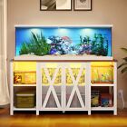 Aquarium Stand For 75-120 Gallon Metal Tank Fish Tank Stand Cabinet Power Outlet
