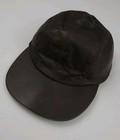 Vintage 80s Genuine Leather Thinsulate Lined Trapper Aviator Hat Brown Usa Made 