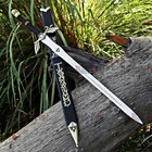 Black Zelda Master Sword Replica   Full Tang Steel   Legend-inspired Swords