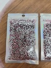 Rose Ss12 3mm Glass Non Hotfix Flatback Rhinestones Bulk Lot 3 Bags New Pink