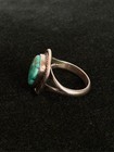 Vintage Signed Mike Ag Navajo Sterling Silver Royston Turquoise Ring Sz 7 5