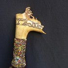 Good Quality Early 20th  C Warrior Mandau Sword Dayak  Borneo Kalimanten  Beats