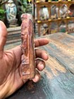 Ancient 1800 s Old Wooden Hand Carved Figure Hindu s God Ganesha Sculpture 5 X 2