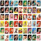 Playing Cards   Stunning Ladies Vintage Colorful Artworks Pin Up Women 078