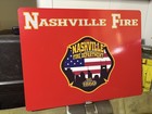 Nashville Fire Dept With Logo Reflective Sign Nashville 911