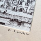 Vintage Print From Rev Dr  Wm  E  Wallner Of Line Drawing  1894 Quimper  France