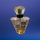 Vintage Glass Perfume Bottle Empty Lanc  me Tresor Eau De Parfum  1 Oz  - 1996