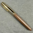 Vintage Cocoa Parker 51 Fountain Pen 12k Gf Cap Aerometric Filler Medium Nib