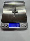 Antique Imperial Russian 84 Silver Orthodox Cross Pendant  Moscow     