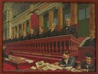 C1903 Judge Day Cigars Chromolithograph Advertising Sign - Us Supreme Court View
