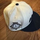Homestead Grays Rings   Crwns Negro League Baseball Museum Fitted Cap Hat 7 1 8