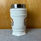 Cao La Traviata Amatista Empty Cigar Humidor Jar White Chrome Lid