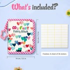 Baby Photo Album 4x6 Inch 18 Photos My First Family Album Book Soft Cloth Cover