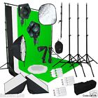 Bw Backdrop Support Stand Photography Studio Video Softbox Lighting 3 Kit Linco