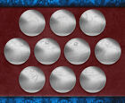 Turkey 10 Pcs Commemorative Unc Coins Set With Folder  1 Kurus 2022 2023 Planets