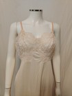 Vintage Vanity Fair Nightgown Slip Pink Nylon Lace M
