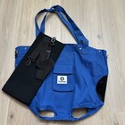 Pet Soft Travel Carrier Tote Xl Bag 16-30 Lbs Crossbody Strap Dog Cat Blue New