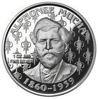 Alphonse Mucha 1 0z  999 Silver Coin Proof Laurel  6 In Art Series Limited 