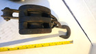 Antique Wood   Metal Pulley Double And Single Lot M