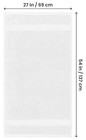 Utopia Bath Towels Set 4 Pack 27x54 Inches 100  Cotton Quick Dry Soft