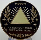   Sober Challenge Coin Clear Your Mind Free Your Spirit Reminds Sobriety Daily