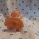 Vintage Rosbro Hard Plastic Easter Duck W  Hat Candy Container 50s  Toy Retro