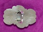 Navajo Alfred Martinez Sterling Silver Turquoise Statement Ring 26g Signed Sz 8