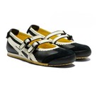 2025 Patou X Onitsuka Tiger Mexico 66 Mary Jane Shoes Black white Ballet Flats