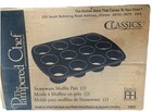 Pampered Chef Classics Collection Stoneware 12-cup Rectangle Muffin Pan  1465