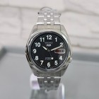 Seiko 5 Snk381k1 21 Jewels Black Dial 37mm Stainless Steel New Men s Watch