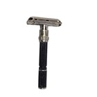 Vintage Gillette 109 Super Adjustable Safety Razor T-3 1973 Black Handle