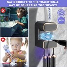 Automatic Toothpaste Dispenser     Hands Free Wall Mount Toothpaste Squeezer