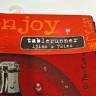 New Coca-cola    coca-cola   embroidered Fabric Tablerunner Red 13 x72  Mohawk Home