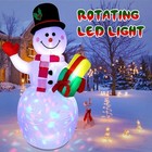 5ft Christmas Inflatable Snowman W  Led Light Outdoor Yard Party Xmas Decor